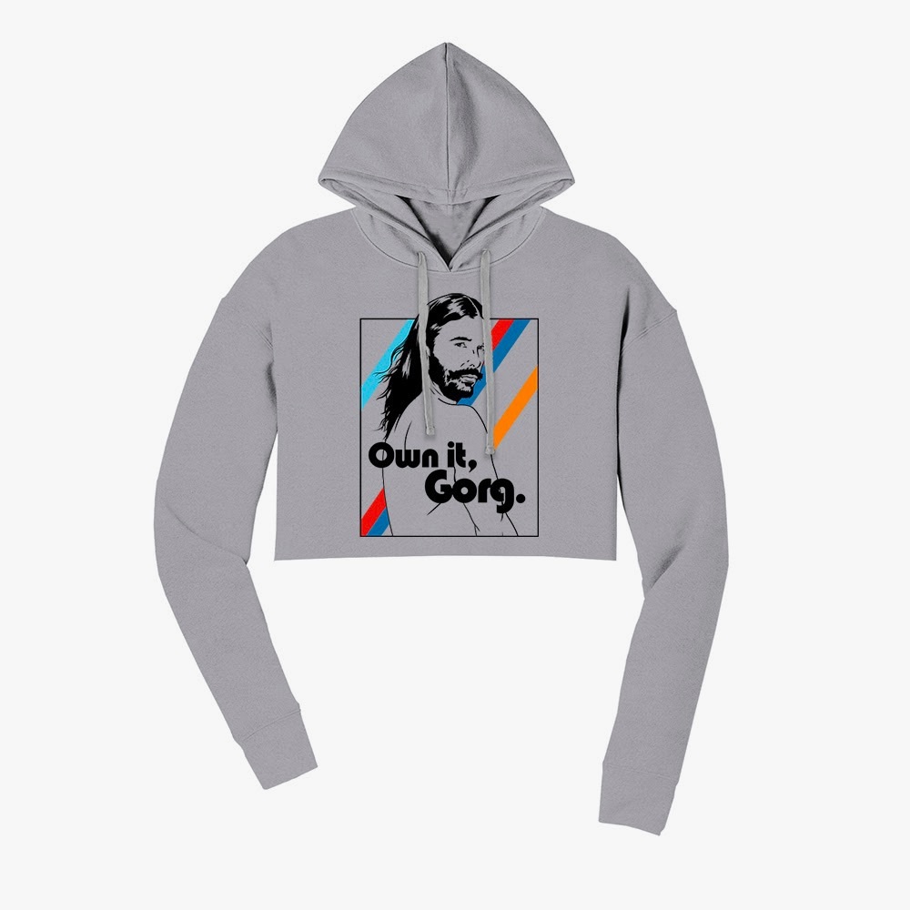 JVN - Own It Gorg Cropped Hoodie Sweatshirt